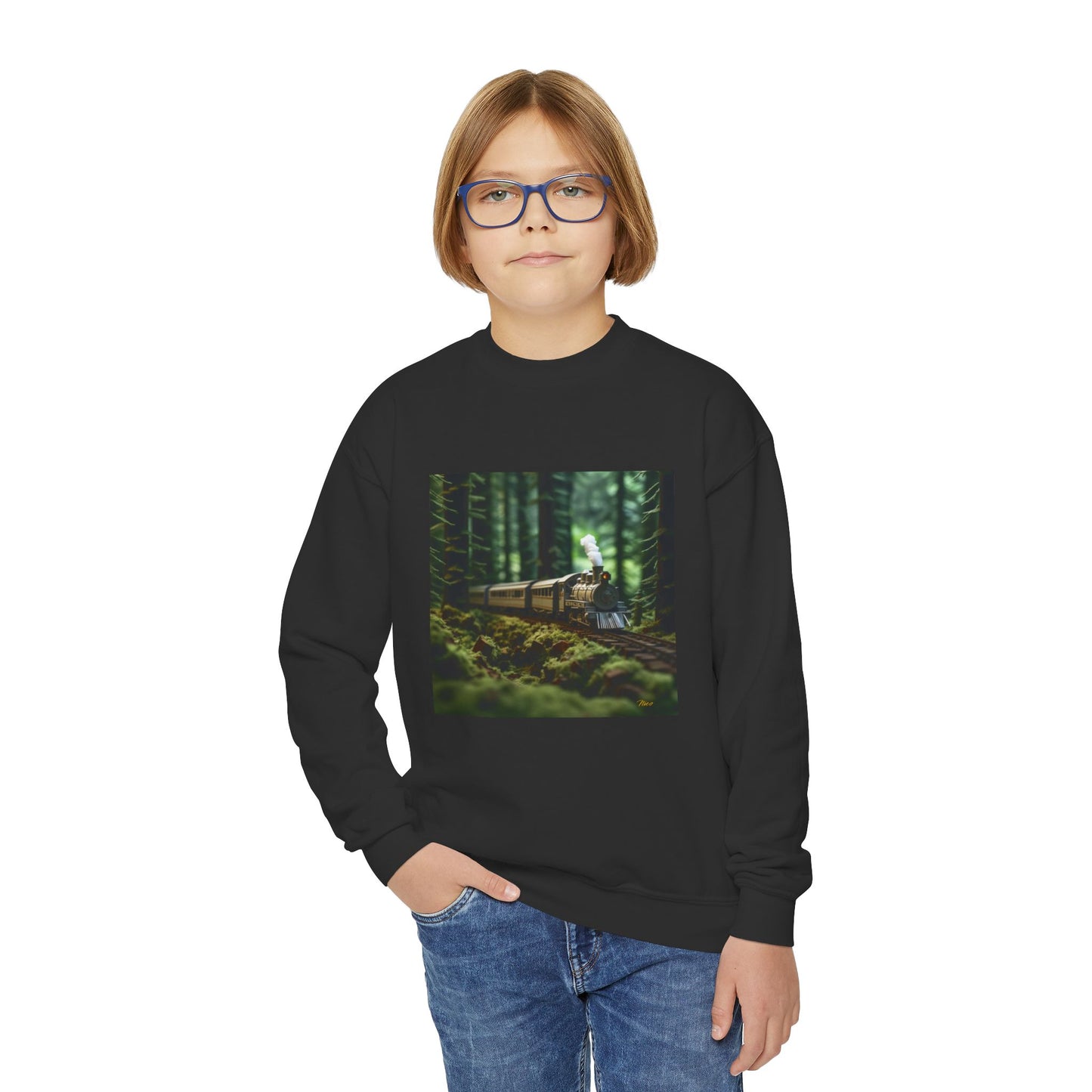 Orient Express Series Print #7 Youth Crewneck Sweatshirt