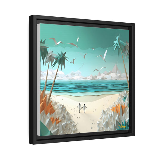 By The Seaside Series Print #9 - Black Framed Canvas Print