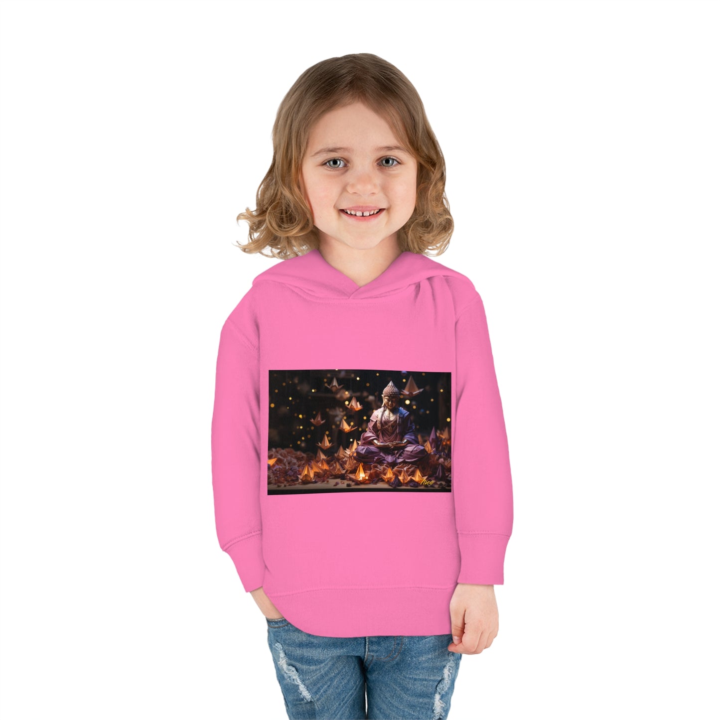 Ascending Buddah Series Print #6 Toddler Pullover Fleece Hoodie