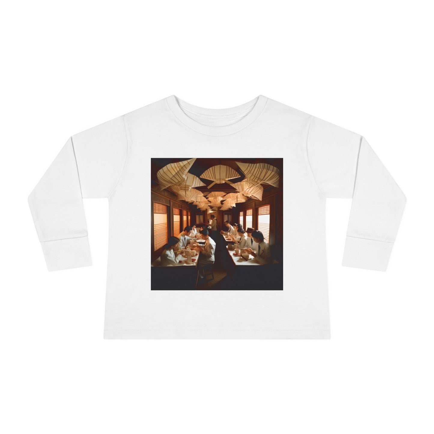 Orient Express Series Print #4 Toddler Long Sleeve Tee