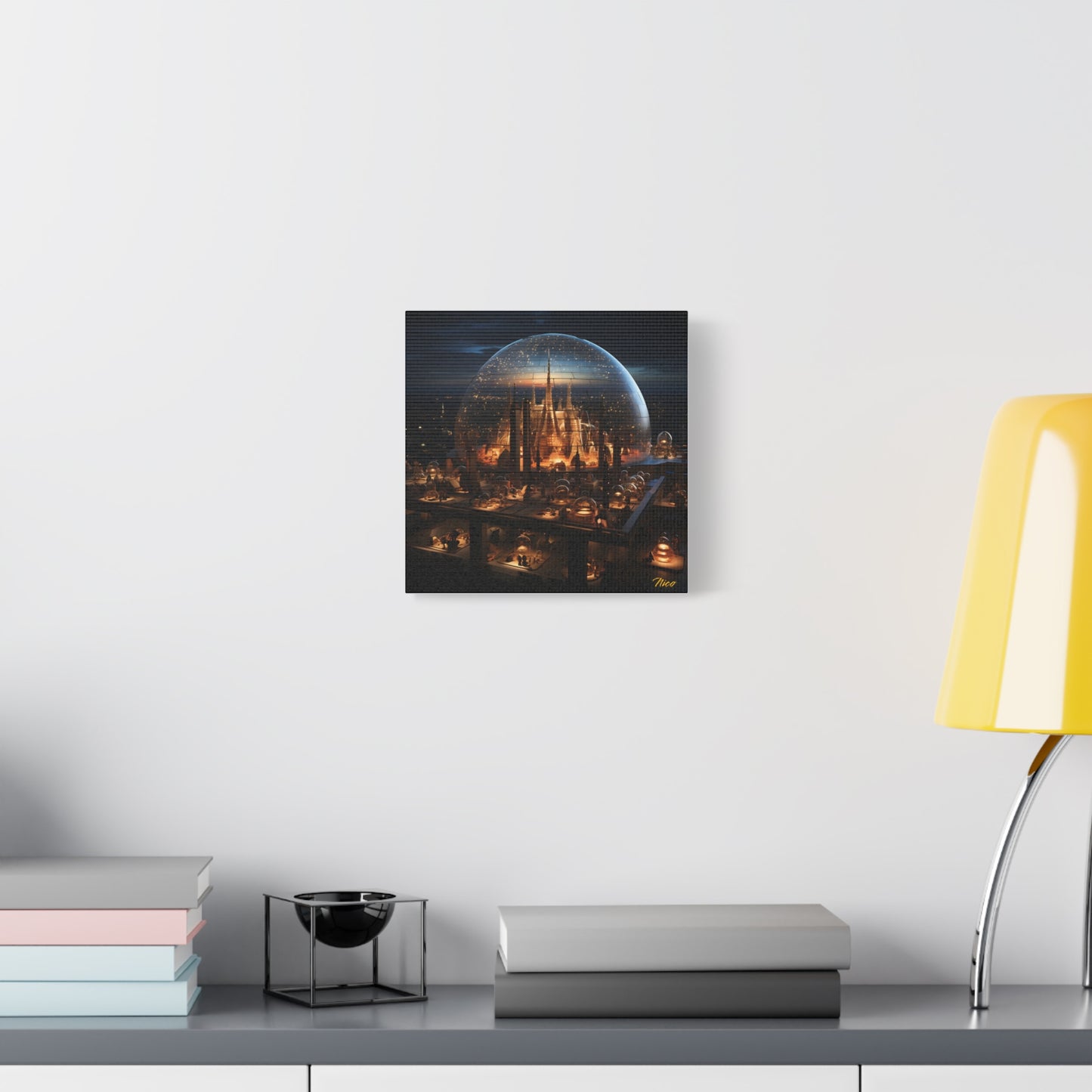 Elons' Dream Series Print #10 - Streched Matte Canvas Print, 1.25" Thick