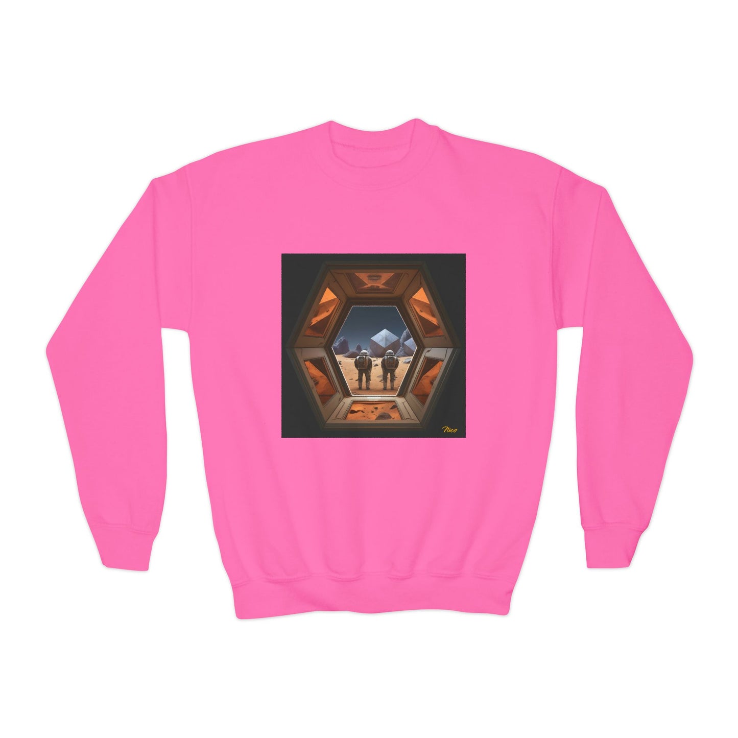 Elons' Dream Series Print #6 Youth Crewneck Sweatshirt