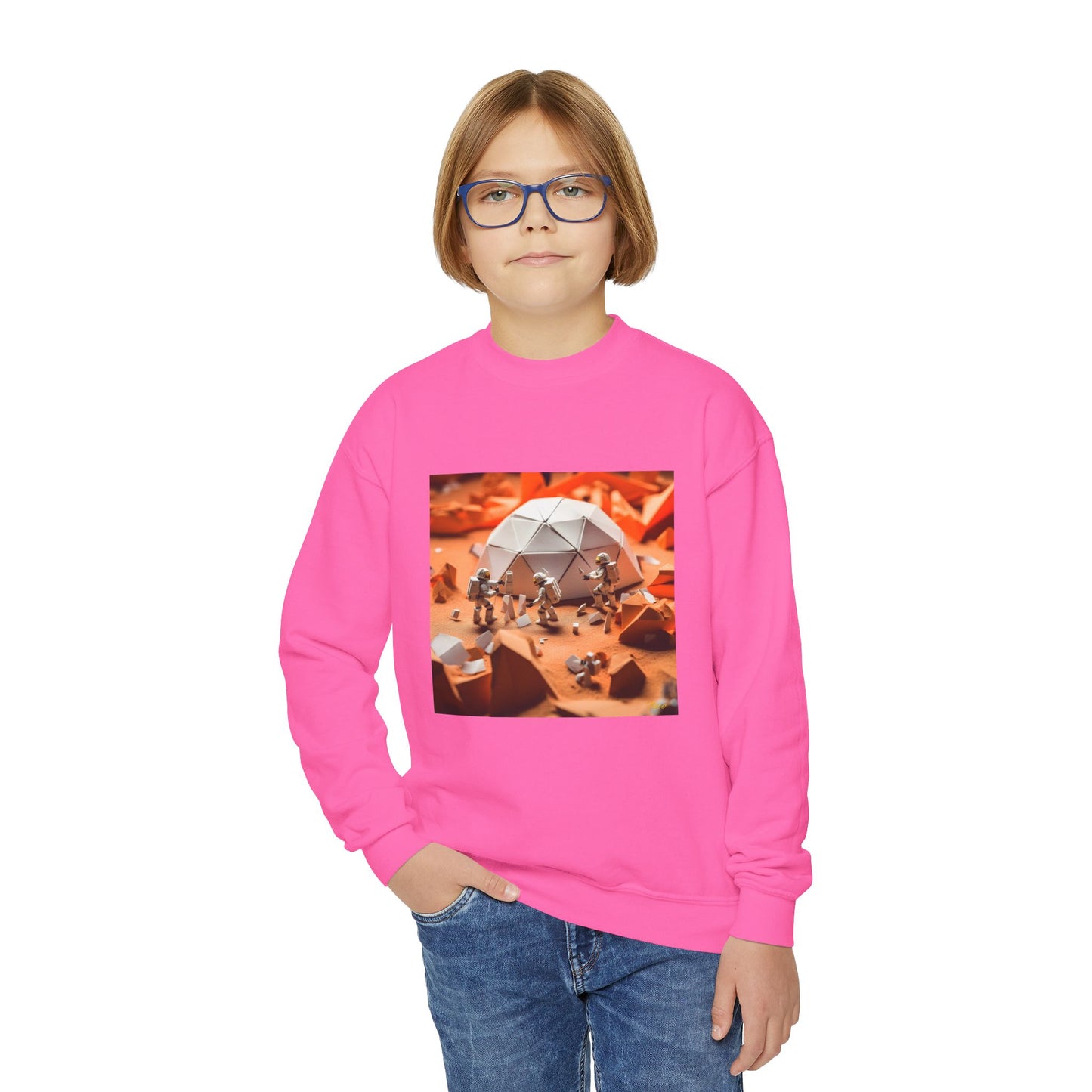 Elons' Dream Series Print #8 Youth Crewneck Sweatshirt