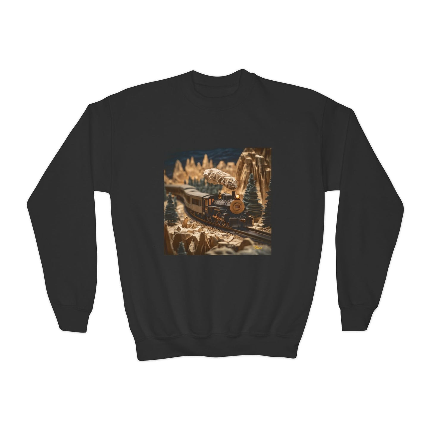 Orient Express Series Print #1 Youth Crewneck Sweatshirt