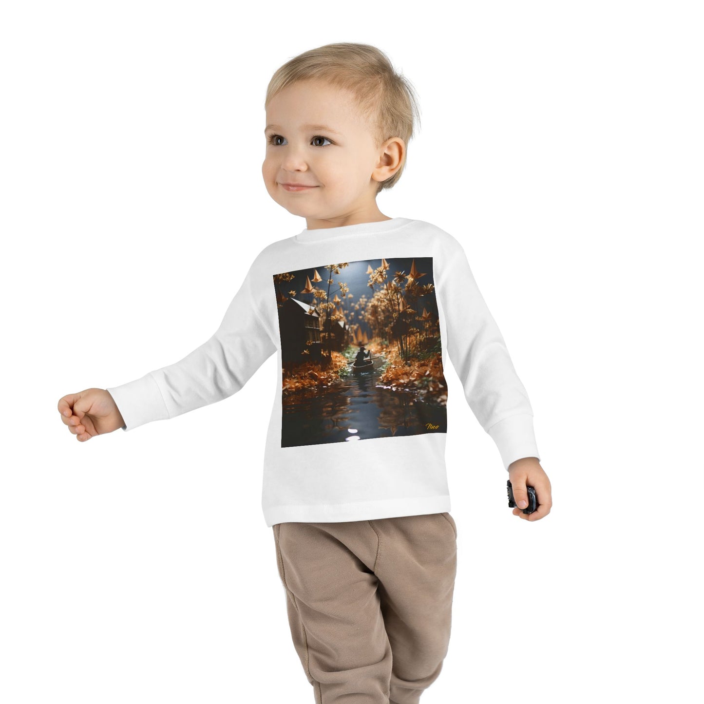 Born On A Bayou Series Print #5 Toddler Long Sleeve Tee