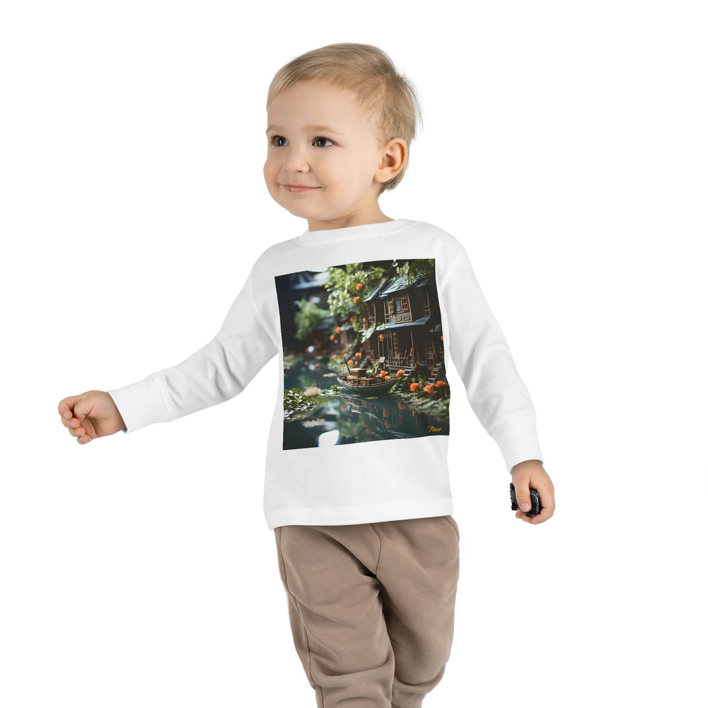 Born On A Bayou Series Print #9 Toddler Long Sleeve Tee