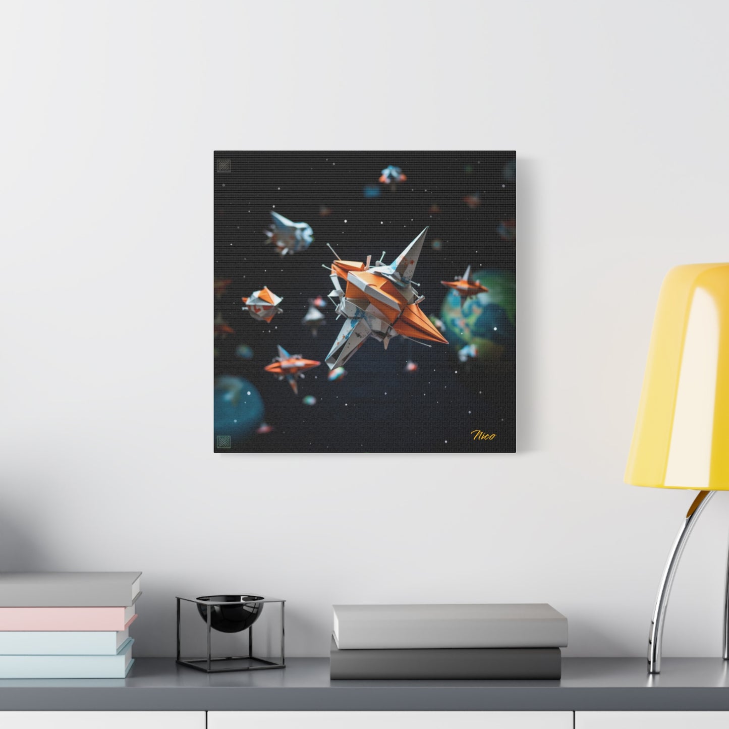 Elons' Dream Series Print #1 - Streched Matte Canvas Print, 1.25" Thick