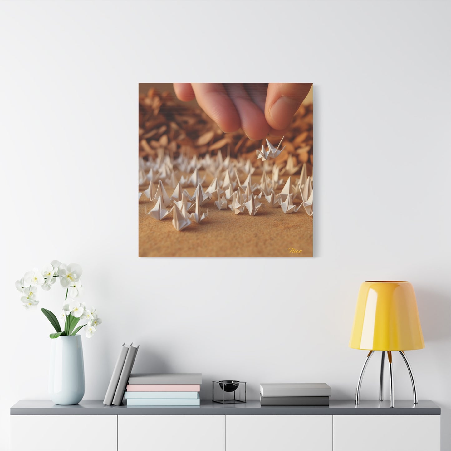 By The Seaside Series Print #3 - Streched Matte Canvas Print, 1.25" Thick