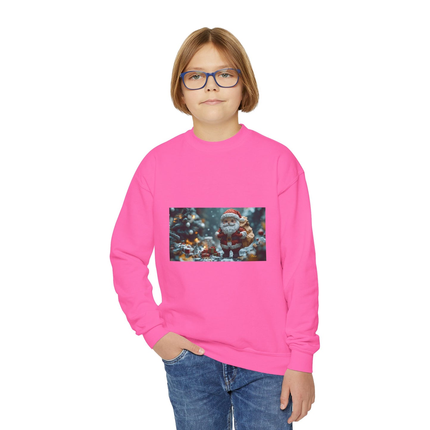 Chirstmas 2024 Series Print #5 Youth Crewneck Sweatshirt