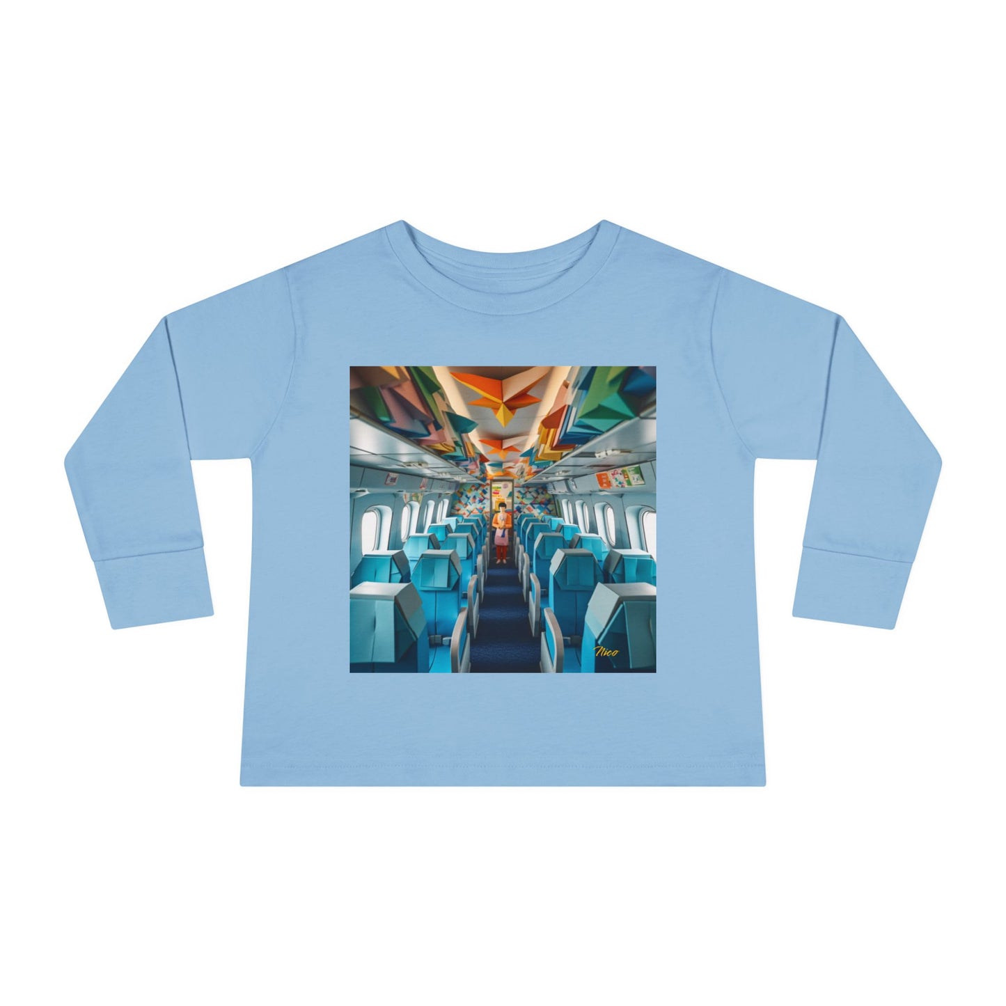 Big Ol' Jet Airliner Series Print #6 Toddler Long Sleeve Tee