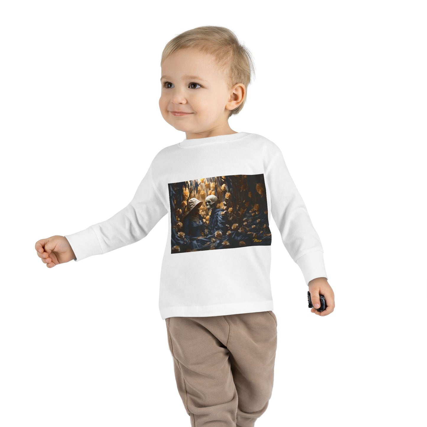 Halloween 2024 Series Print #4 Toddler Long Sleeve Tee