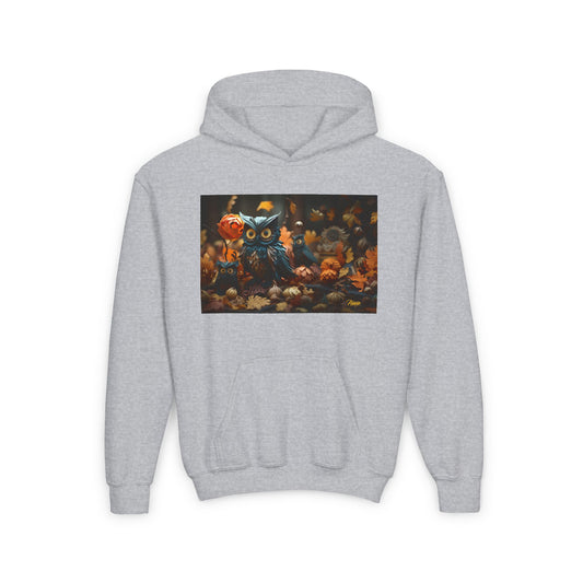 Halloween 2024 Series Print #8 Youth Heavy Blend Hooded Sweatshirt