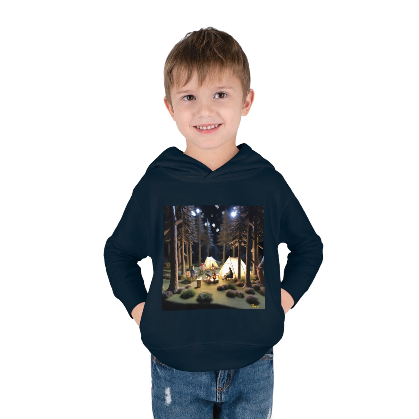 Under The Starry Skies Series Print #7 Toddler Pullover Fleece Hoodie