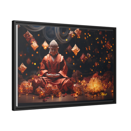 Ascending Buddha Series Print #7 - Black Framed Canvas Print