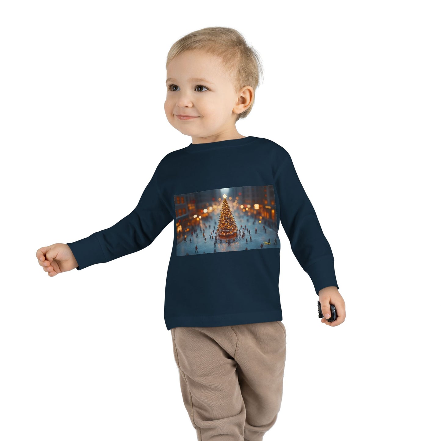 Chirstmas 2024 Series Print #7 Toddler Long Sleeve Tee