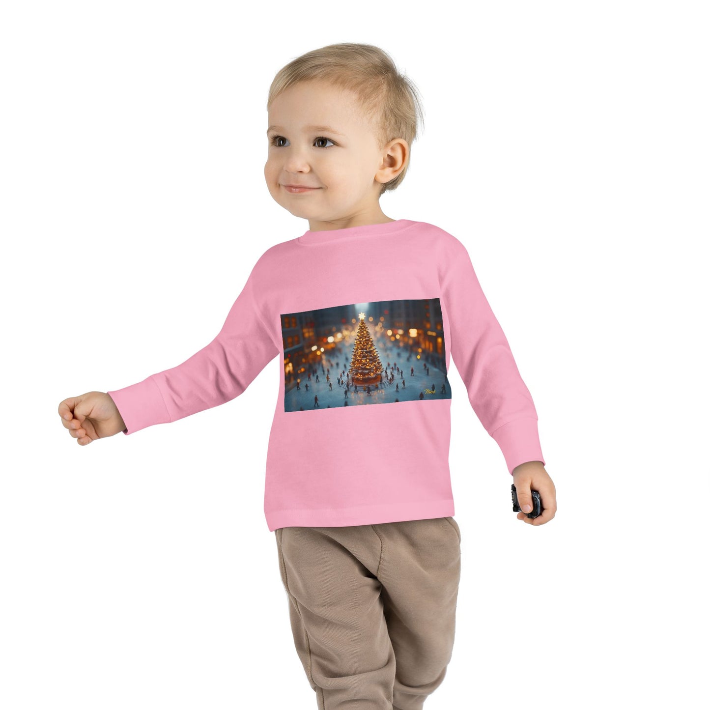 Chirstmas 2024 Series Print #7 Toddler Long Sleeve Tee