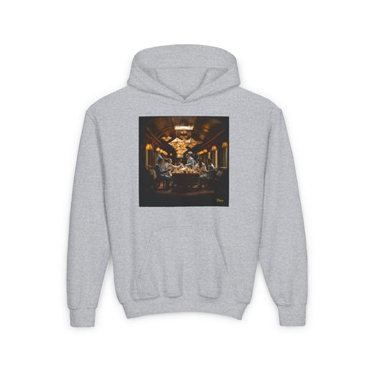 Orient Express Series Print #6 Youth Heavy Blend Hooded Sweatshirt