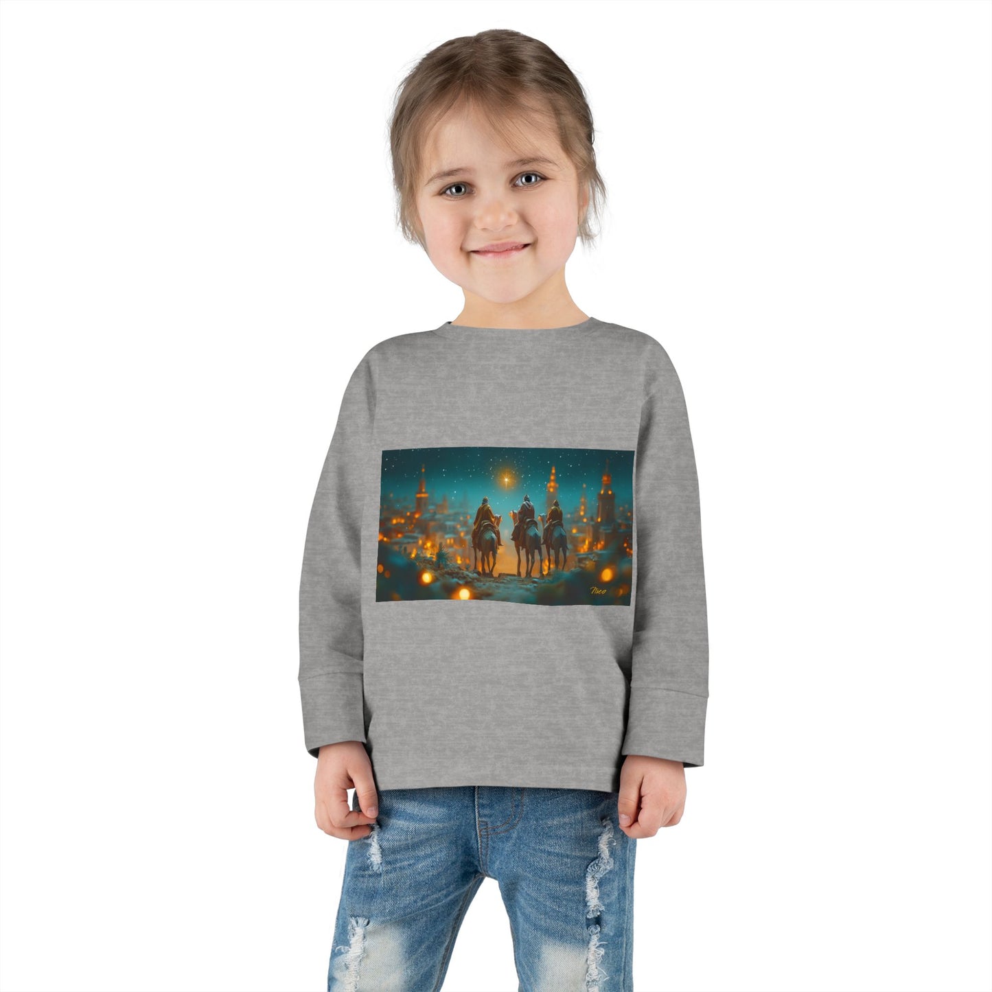 Chirstmas 2024 Series Print #9 Toddler Long Sleeve Tee