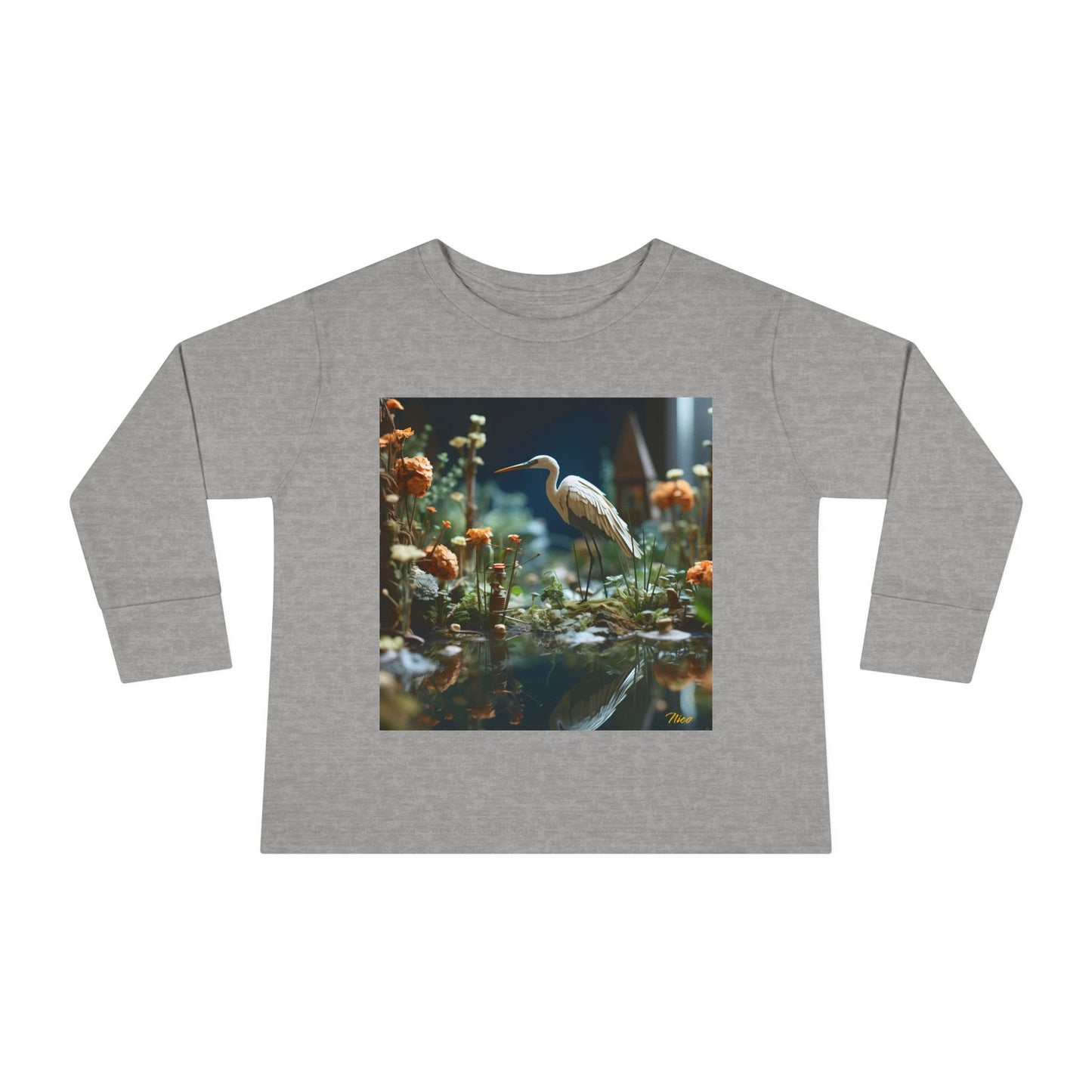 Born On A Bayou Series Print #1 Toddler Long Sleeve Tee