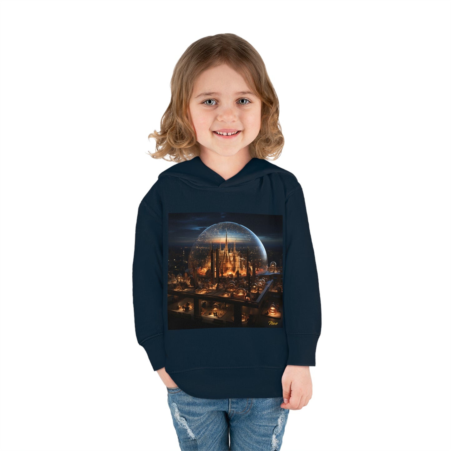 Elons' Dream Series Print #10 Toddler Pullover Fleece Hoodie