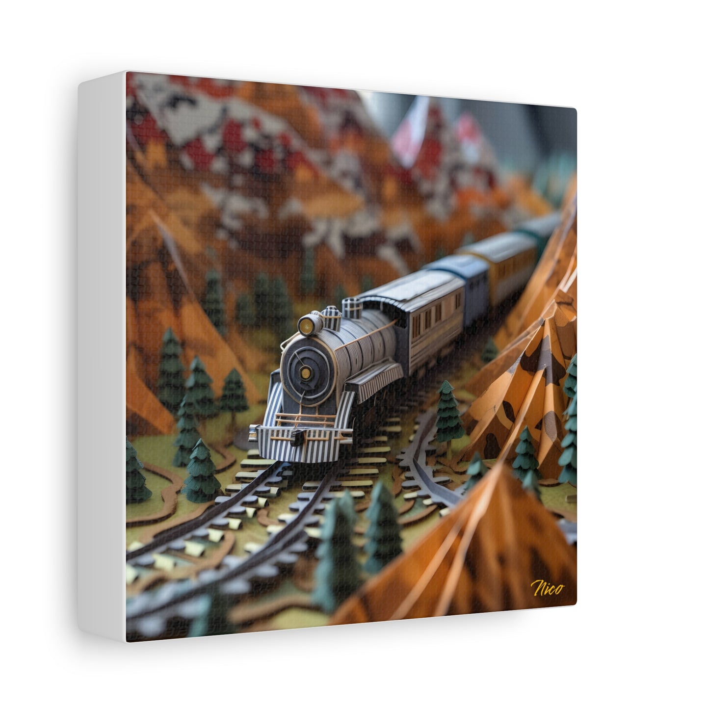 Orient Express Series Print #5 - Streched Matte Canvas Print, 1.25" Thick