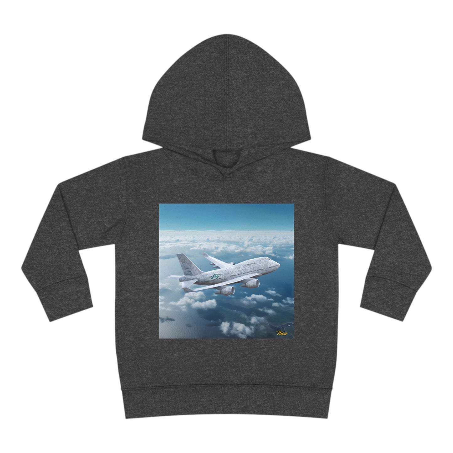 Frequent Flyer Miles Series Print #3 Toddler Pullover Fleece Hoodie