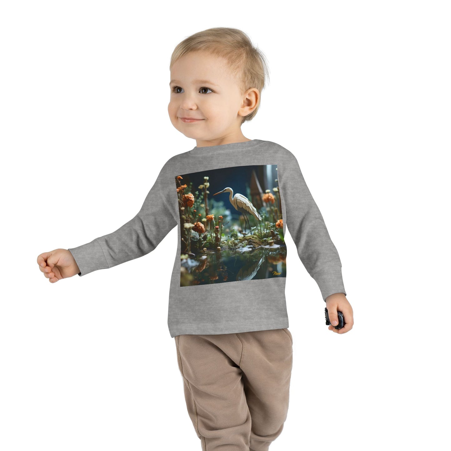 Born On A Bayou Series Print #1 Toddler Long Sleeve Tee