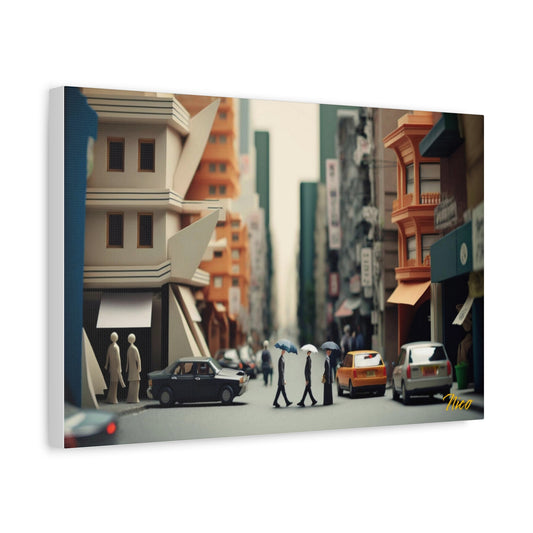 Via The Metropolis Series Print #7 - Streched Matte Canvas Extended Print