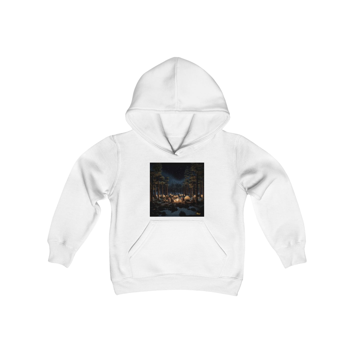 Under The Starry Skies Series Print #5 Youth Heavy Blend Hooded Sweatshirt