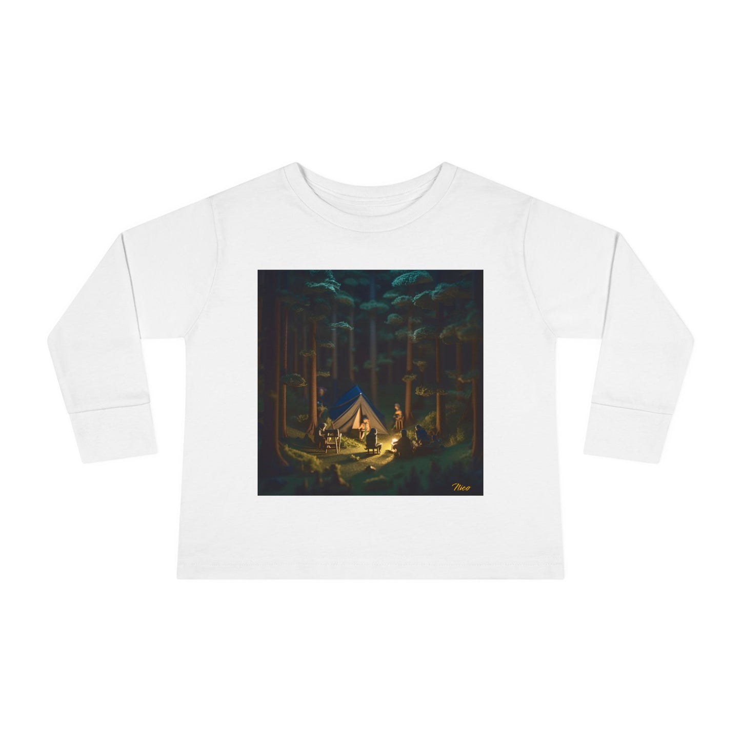 Under The Starry Skies Series Print #6 Toddler Long Sleeve Tee