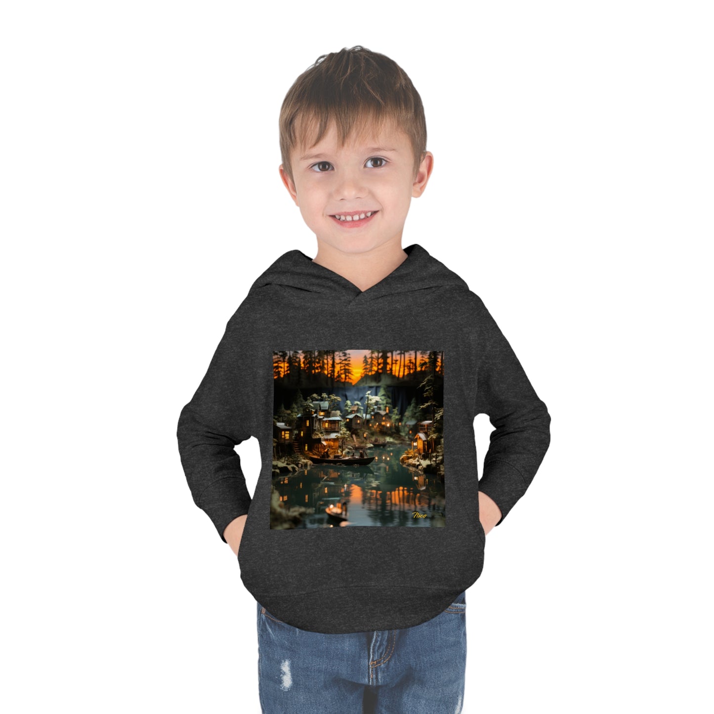 Born On A Bayou Series Print #2 Toddler Pullover Fleece Hoodie