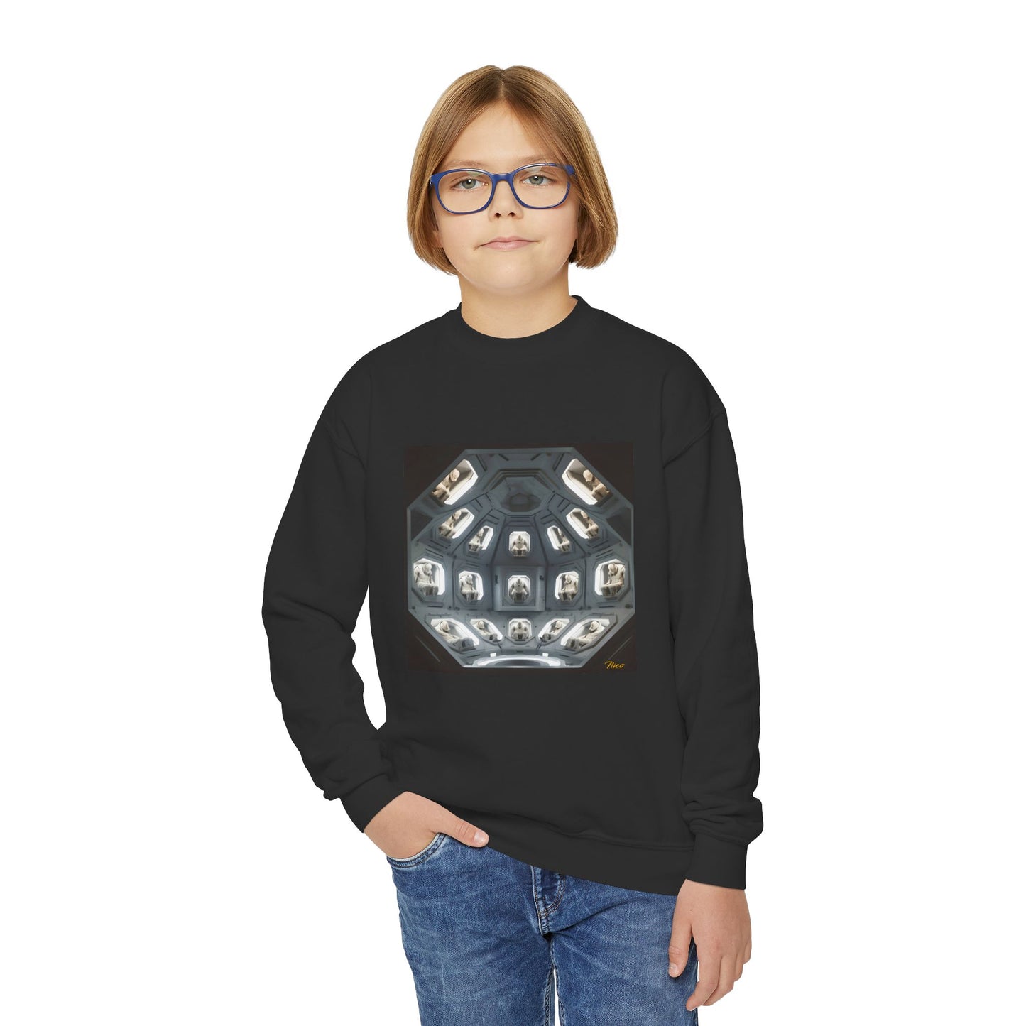 Elons' Dream Series Print #2 Youth Crewneck Sweatshirt