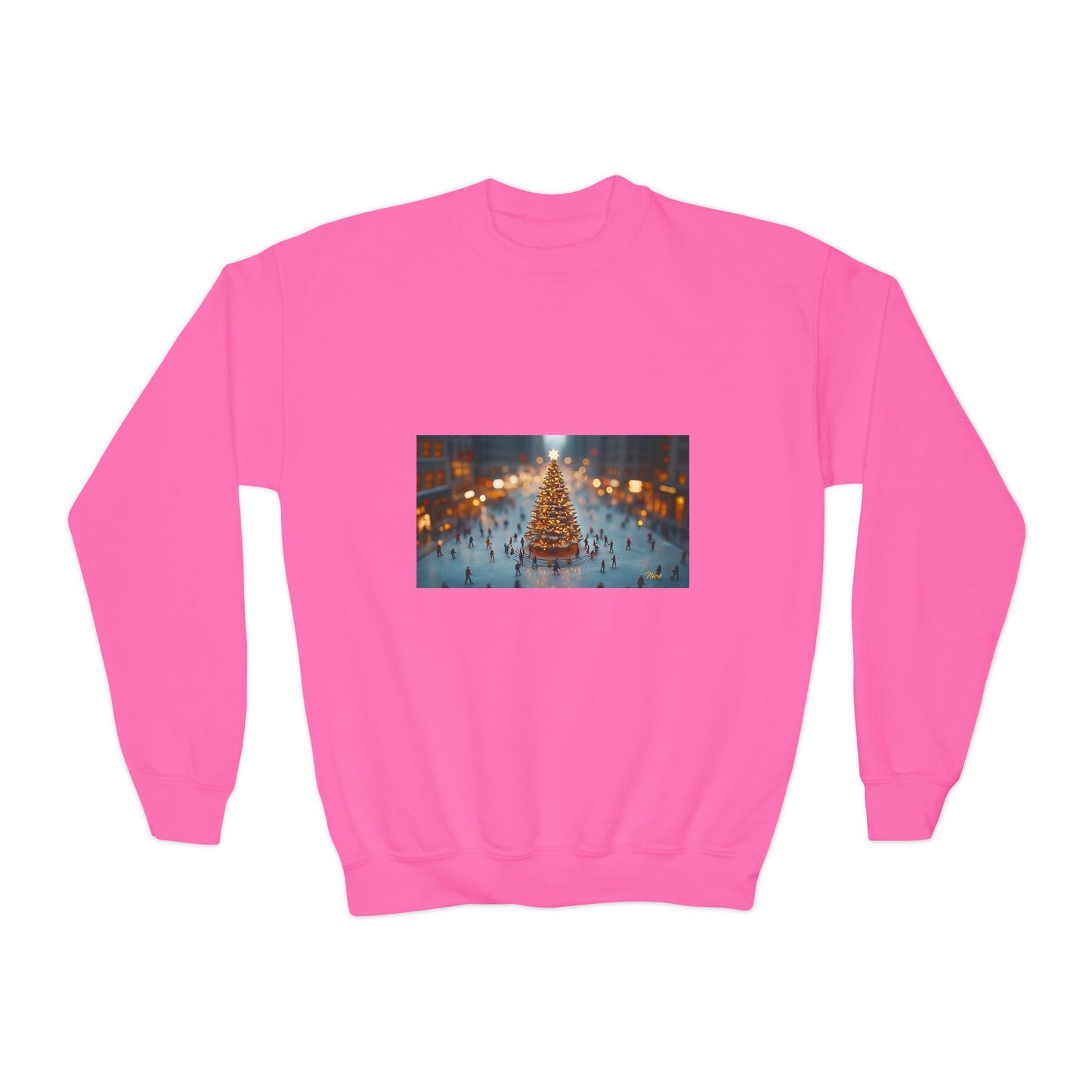 Chirstmas 2024 Series Print #7 Youth Crewneck Sweatshirt