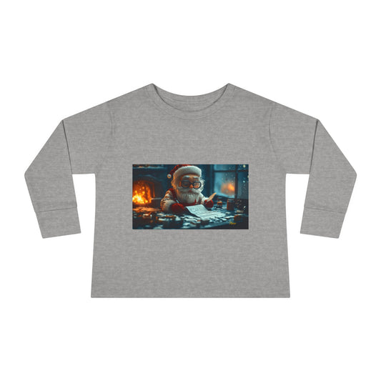 Chirstmas 2024 Series Print #1 Toddler Long Sleeve Tee