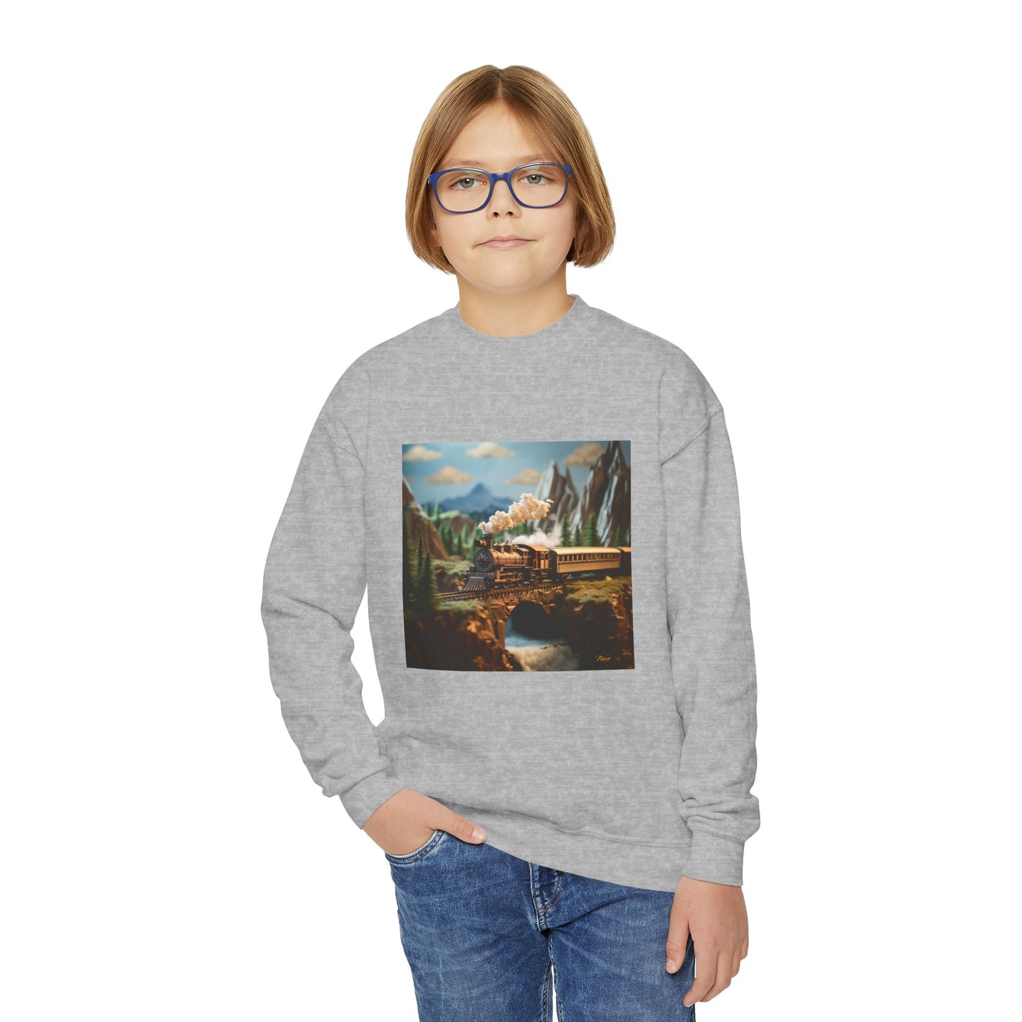 Orient Express Series Print #5 Youth Crewneck Sweatshirt