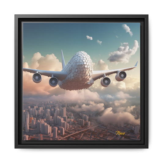 Frequent Flyer Miles Series Print #1 - Black Framed Canvas Print