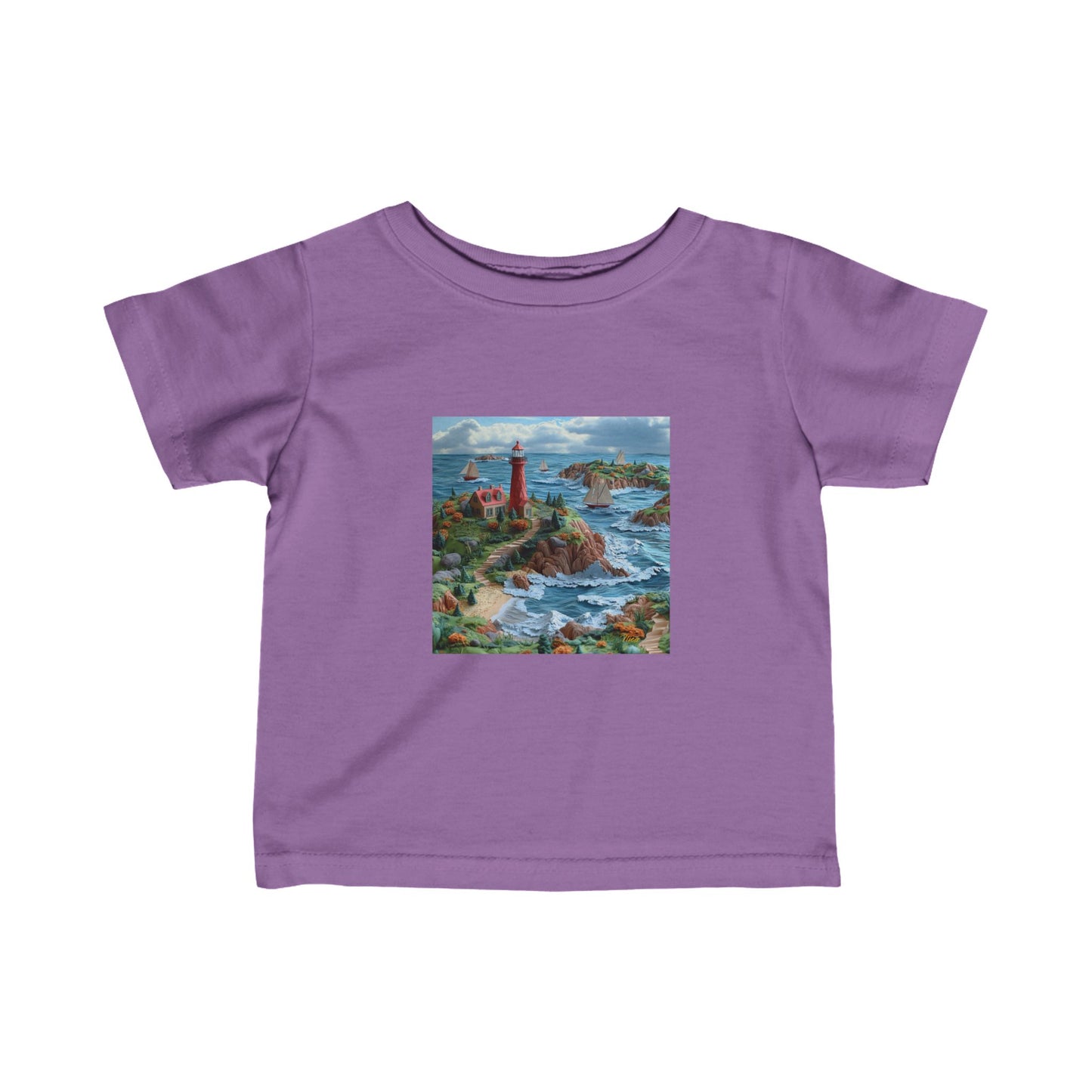 By The Seaside Series Print #6 Infant Fine Jersey Tee