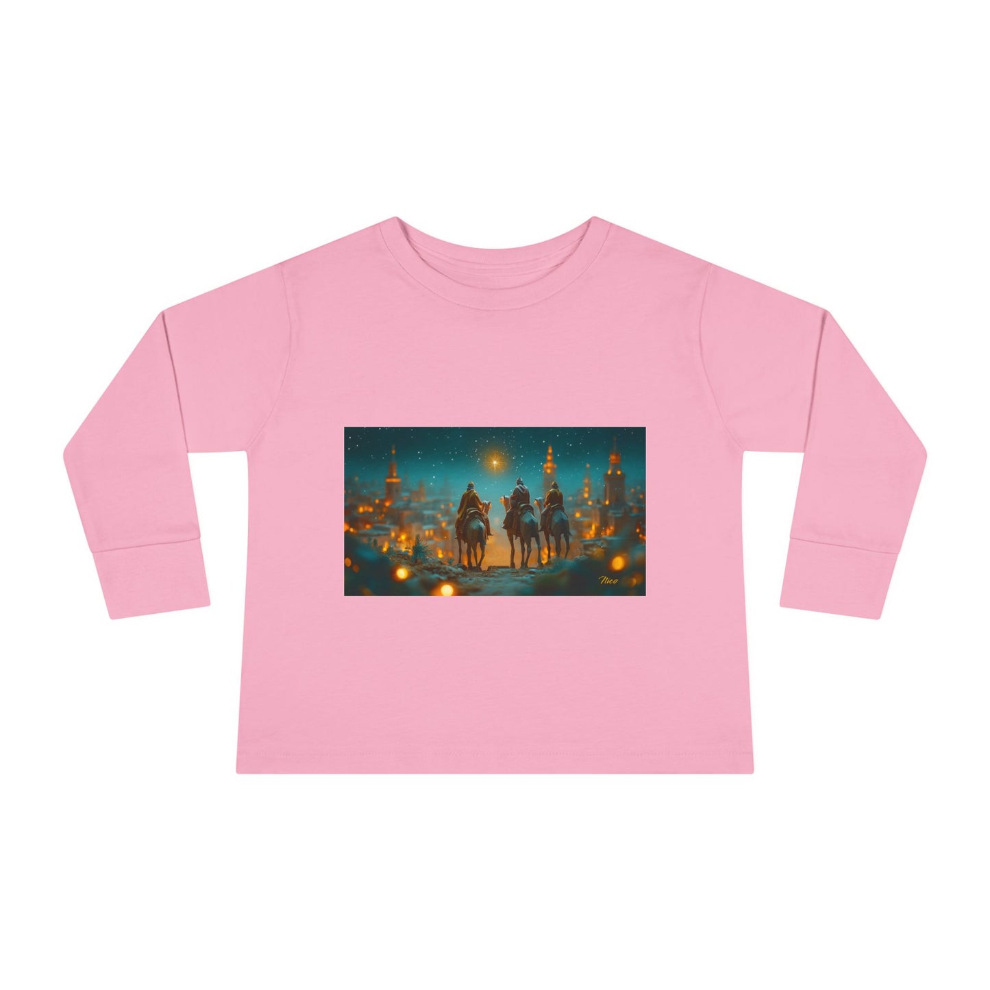 Chirstmas 2024 Series Print #9 Toddler Long Sleeve Tee