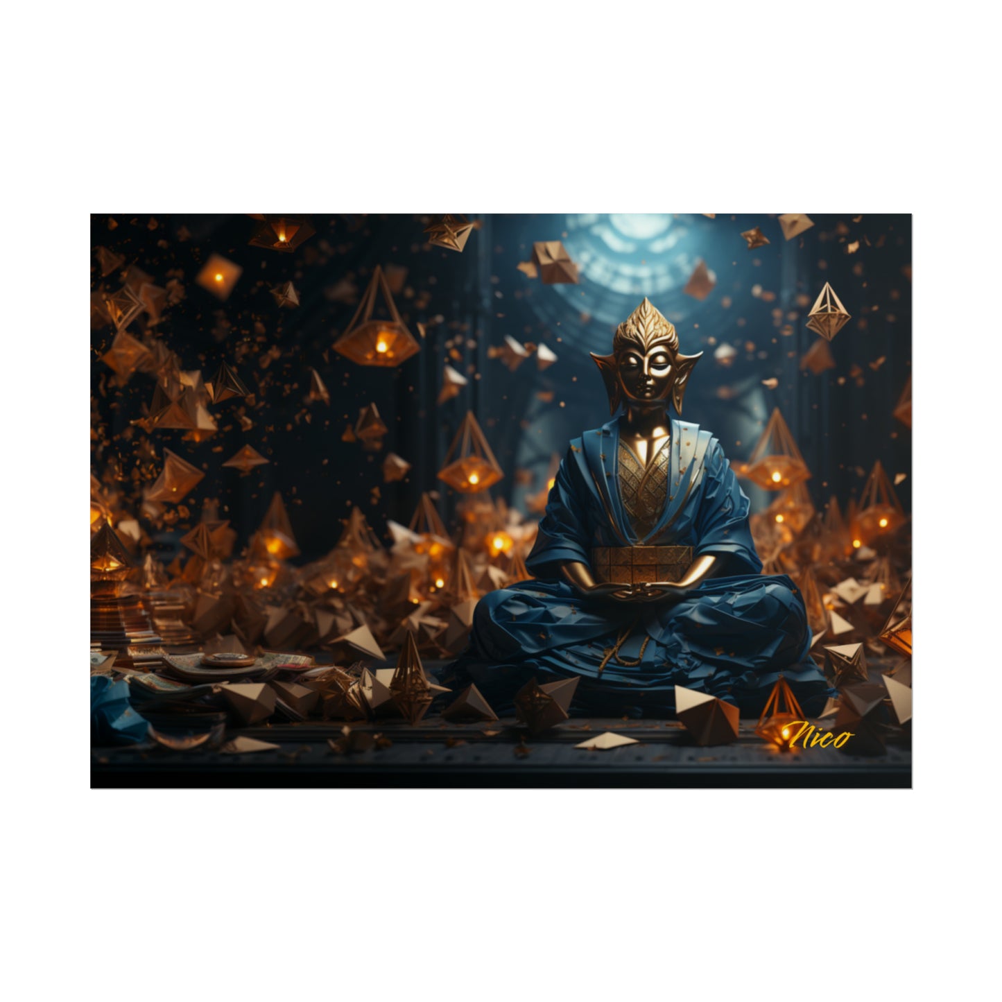 Ascending Buddha Series Print #1 - Fine Art, Matte or Semi-Gloss Print