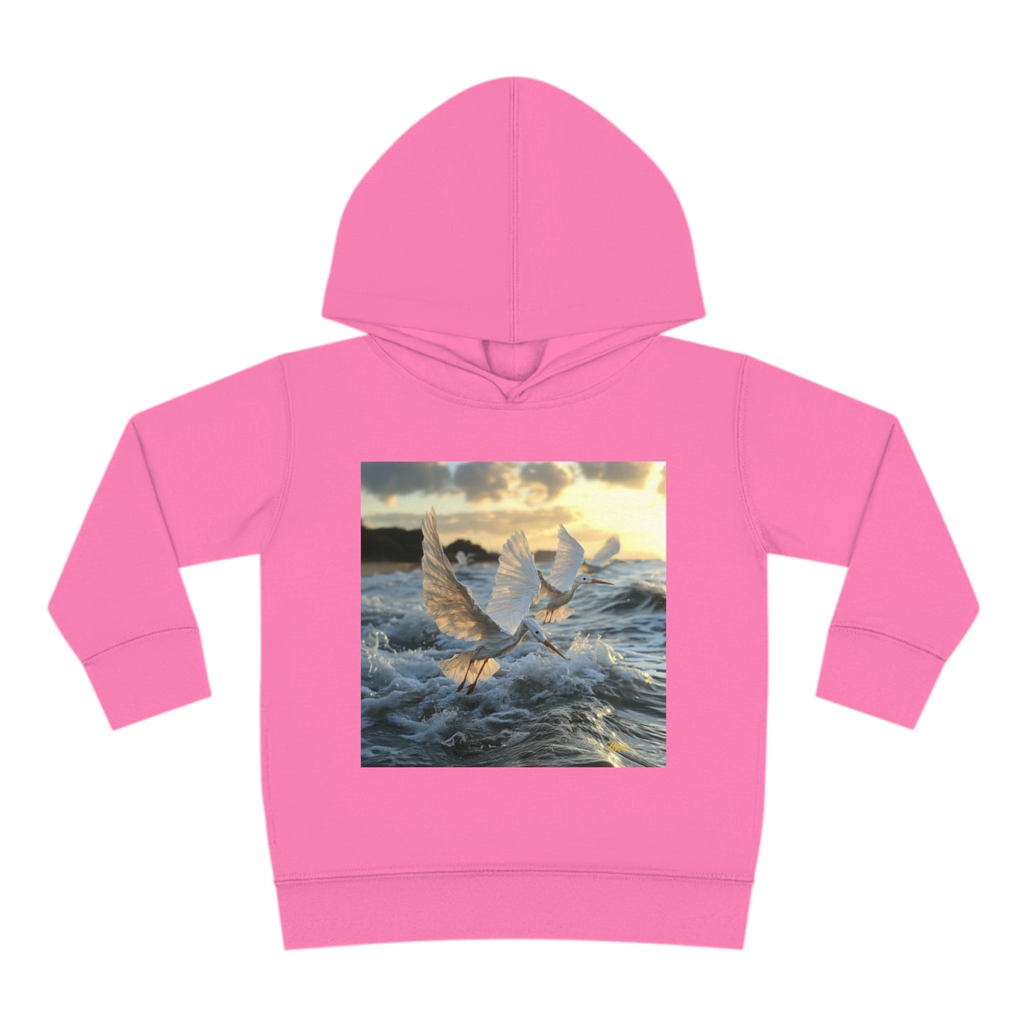 By The Seaside Series Print #10 Toddler Pullover Fleece Hoodie