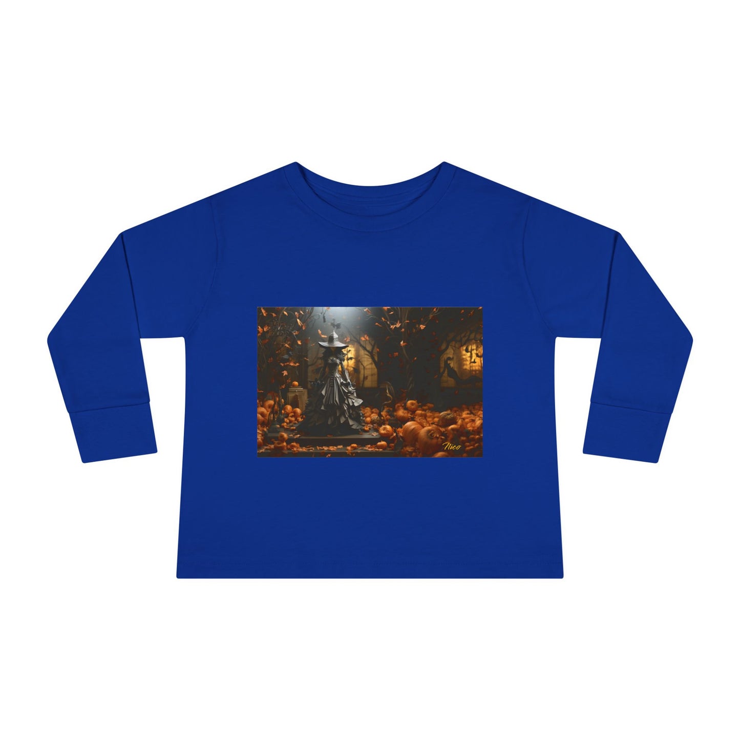 Halloween 2024 Series Print #10 Toddler Long Sleeve Tee