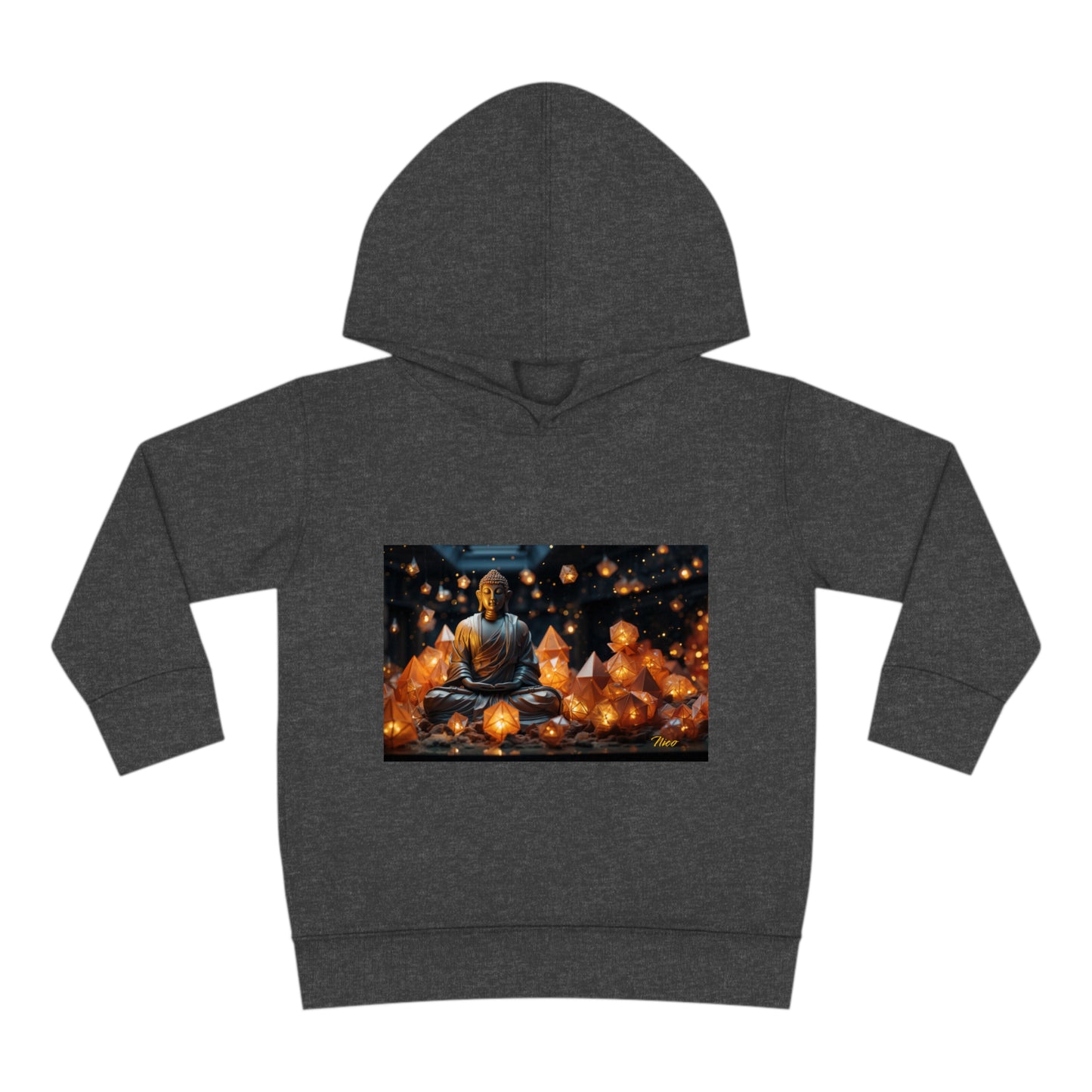 Ascending Buddah Series Print #10 Toddler Pullover Fleece Hoodie