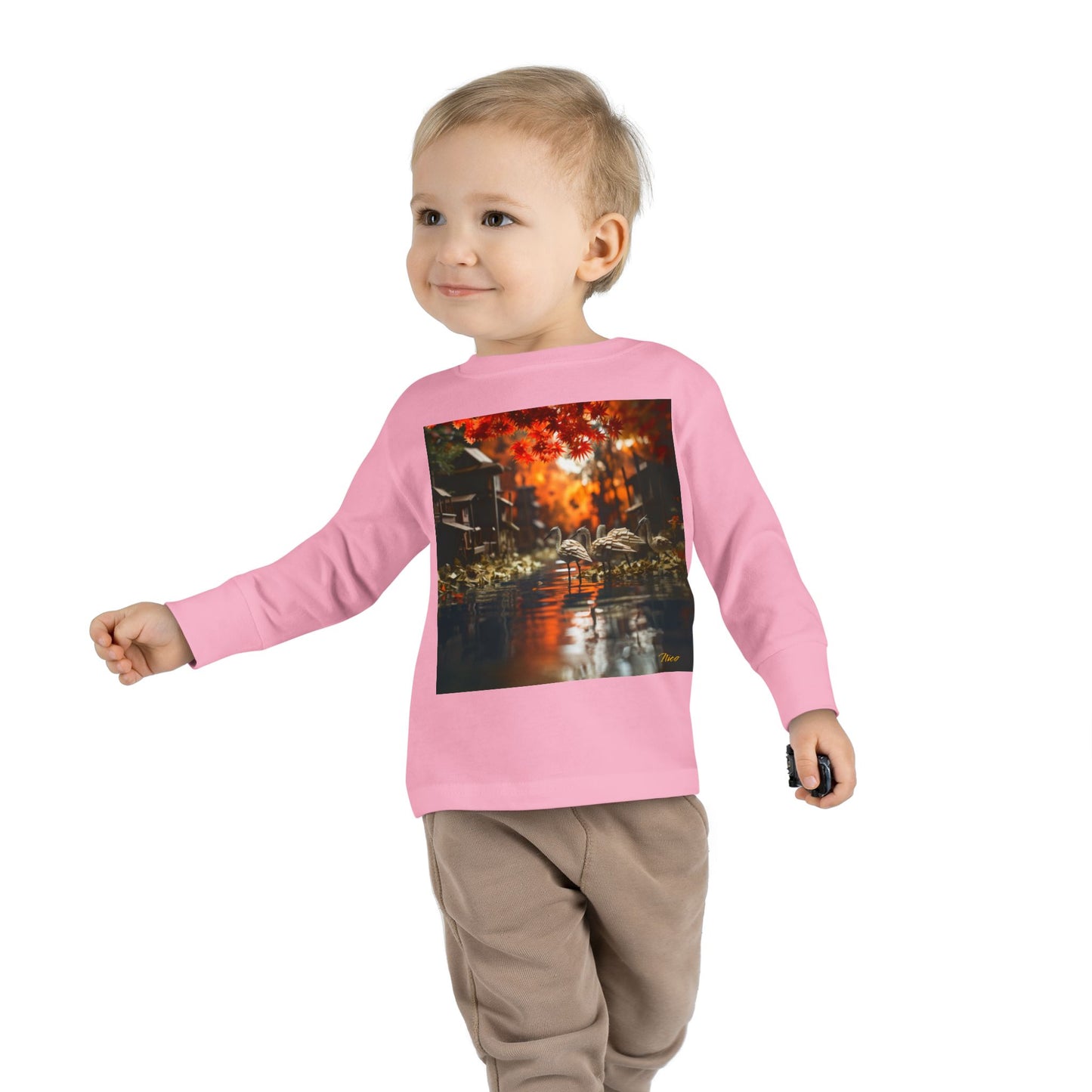 Born On A Bayou Series Print #8 Toddler Long Sleeve Tee