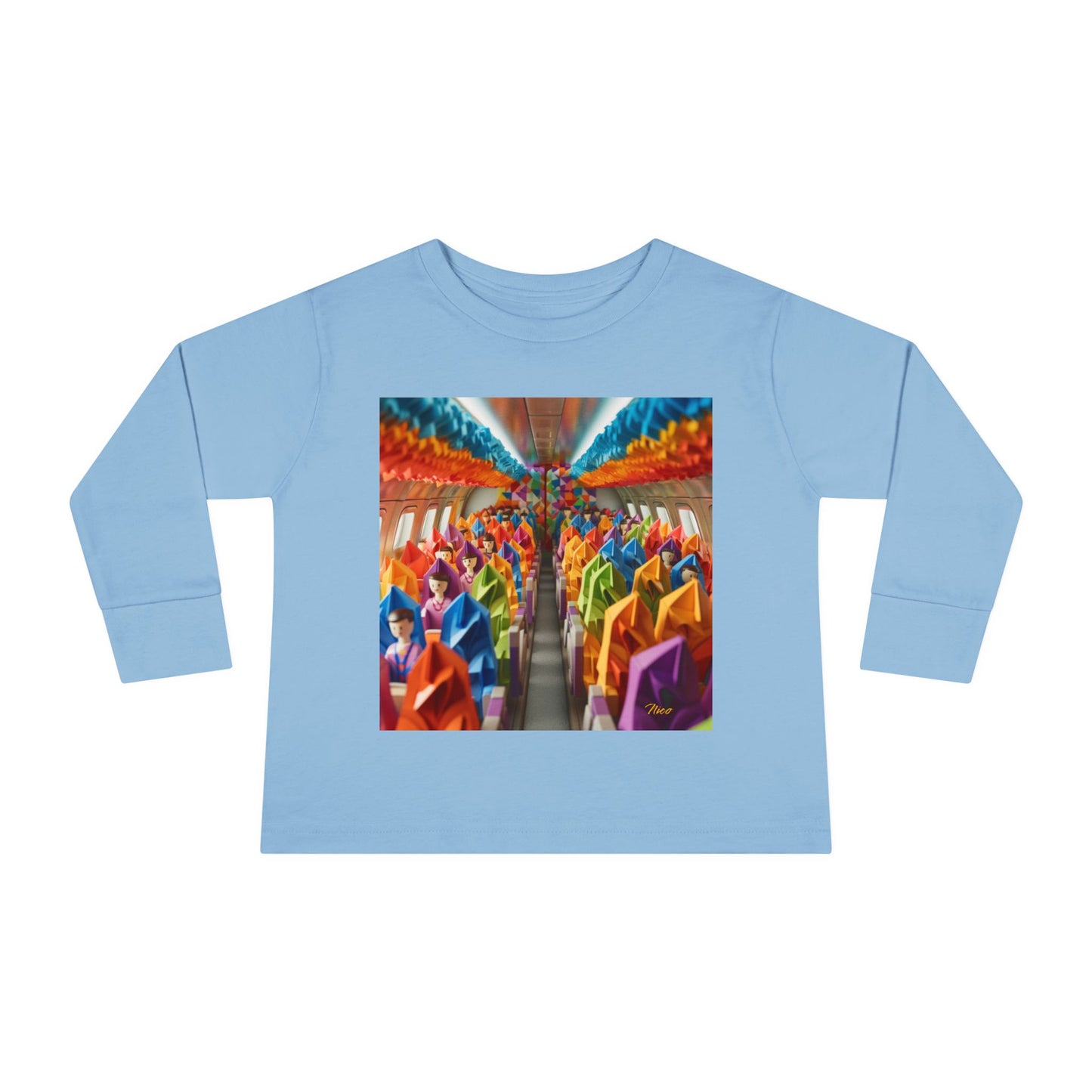 Big Ol' Jet Airliner Series Print #8 Toddler Long Sleeve Tee