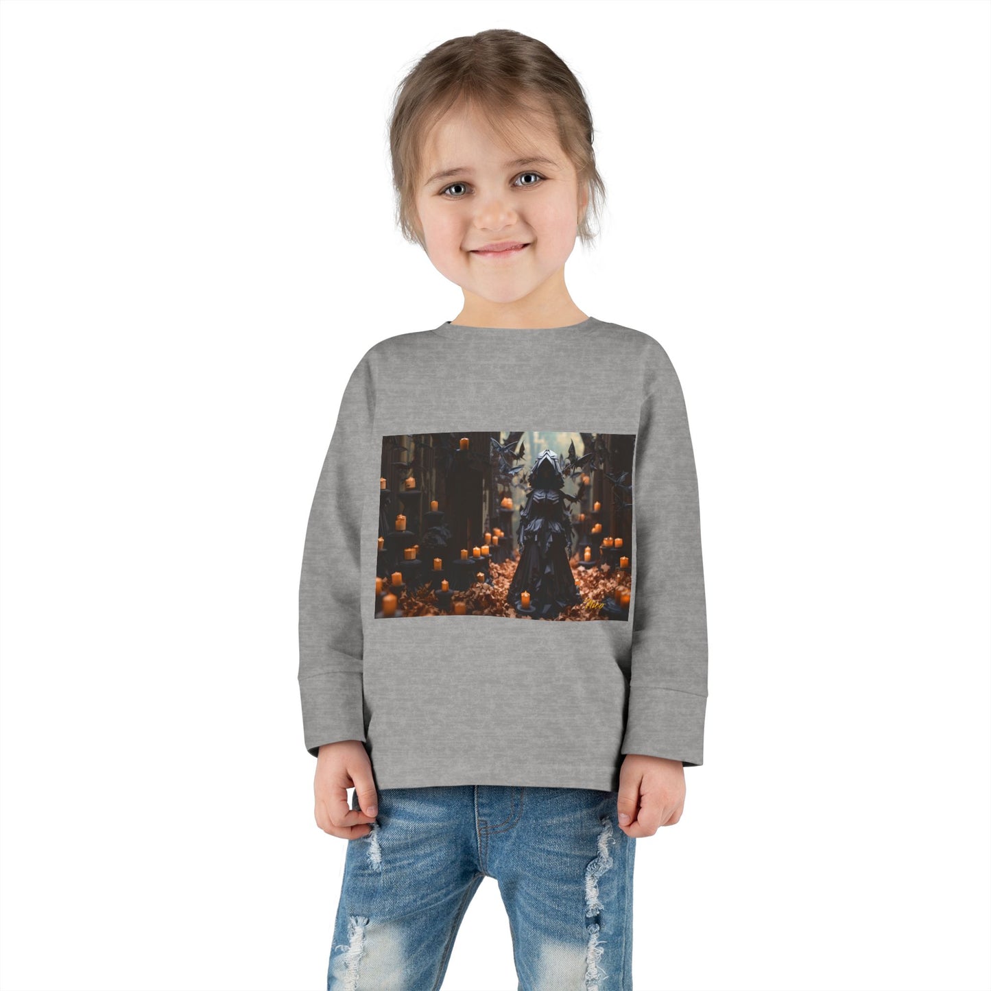 Halloween 2024 Series Print #5 Toddler Long Sleeve Tee