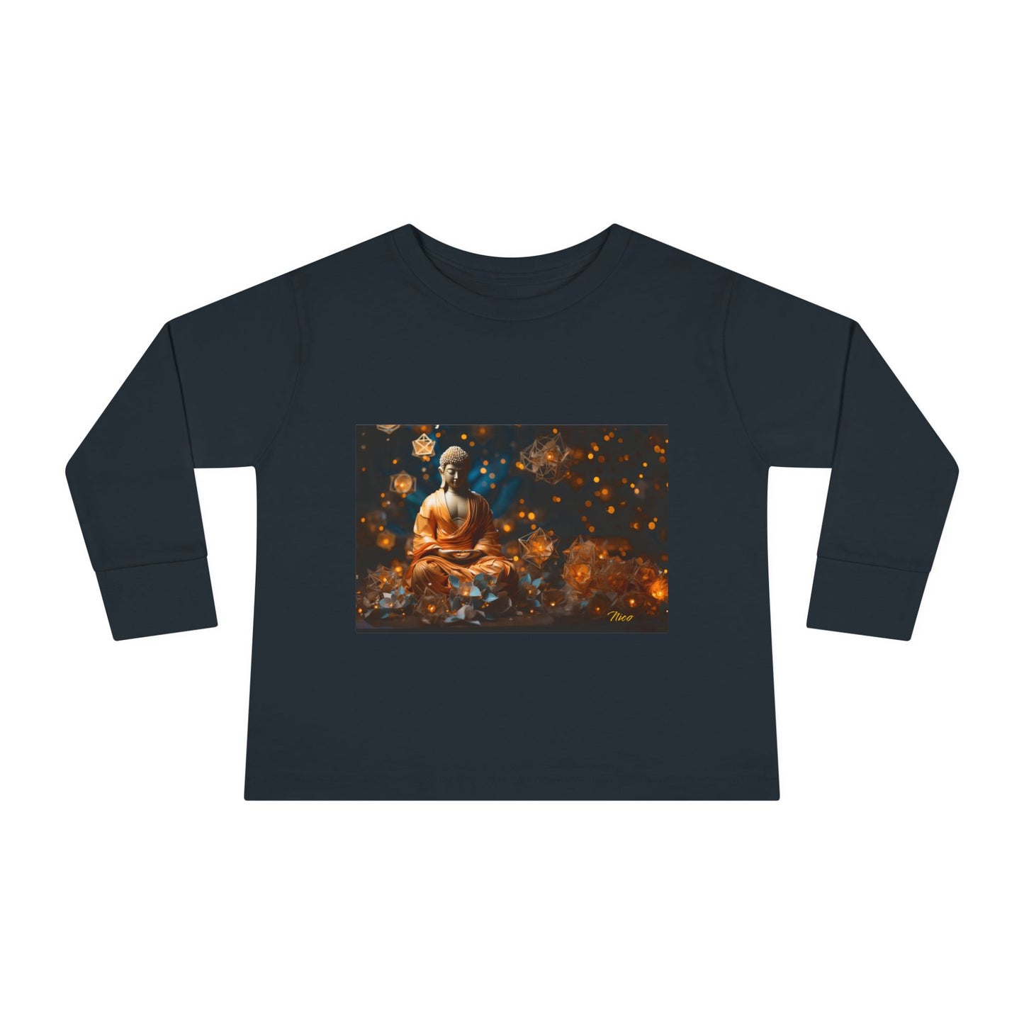 Ascending Buddha Series Print #8 Toddler Long Sleeve Tee