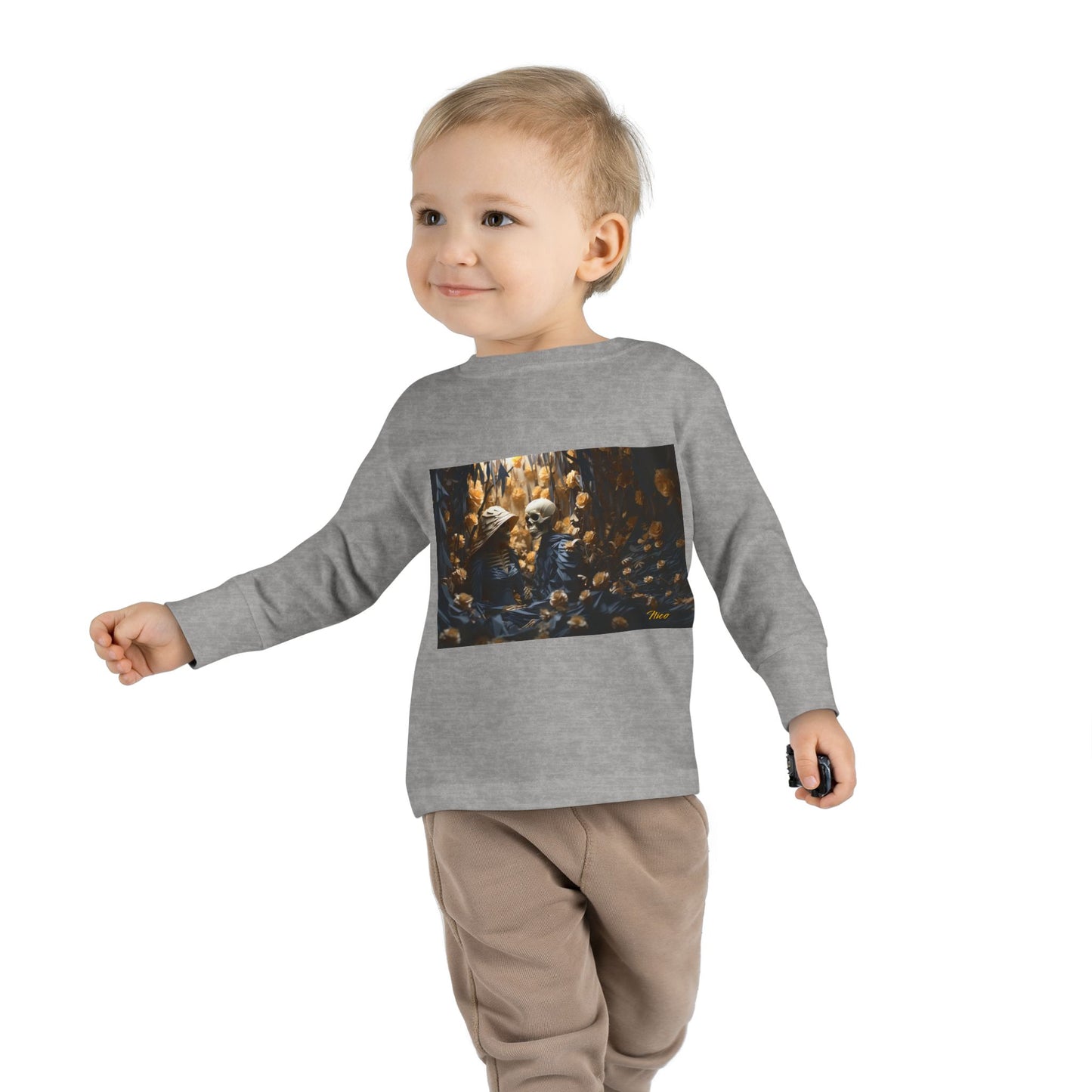 Halloween 2024 Series Print #4 Toddler Long Sleeve Tee