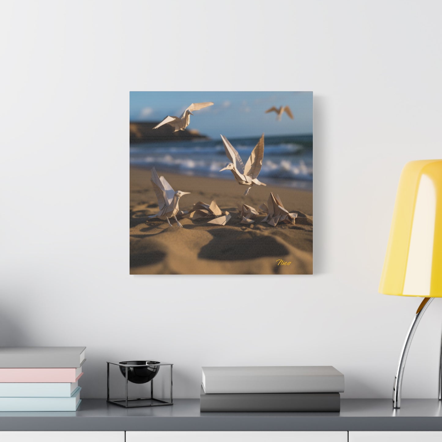 By The Seaside Series Print #7 - Streched Matte Canvas Print, 1.25" Thick