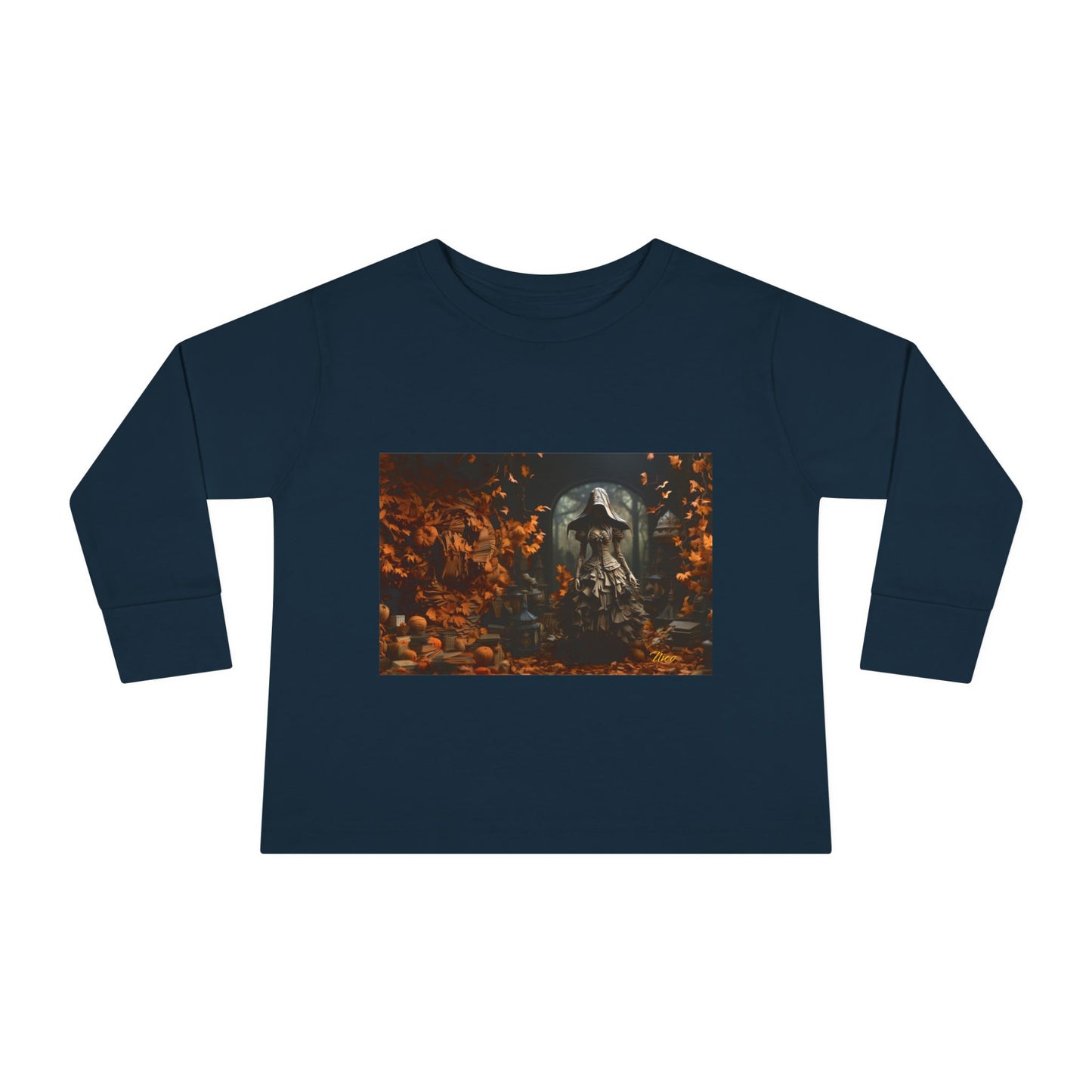 Halloween 2024 Series Print #7 Toddler Long Sleeve Tee