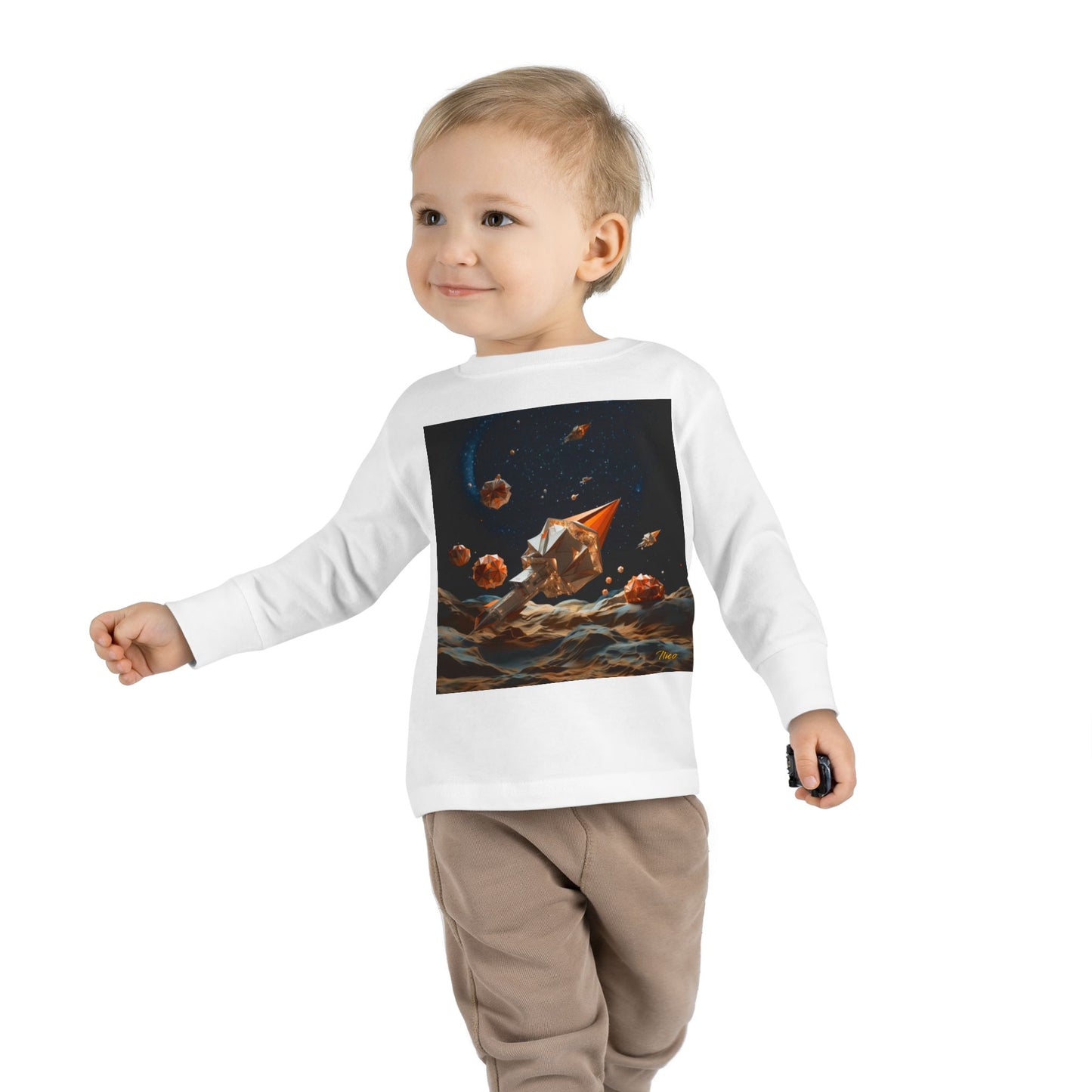 Elons' Dream Series Print #3 Toddler Long Sleeve Tee